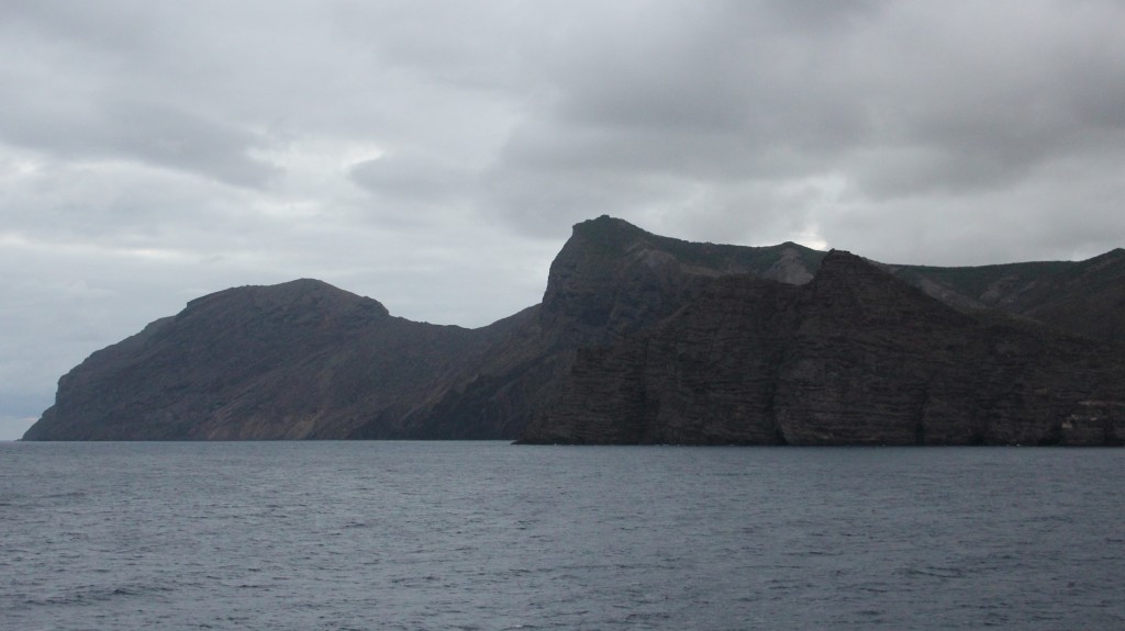 Approaching St Helena at Dawn