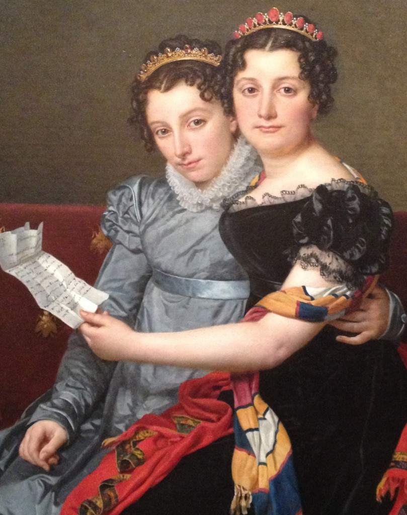 Joseph's daughters, painted by Jacques Louis David