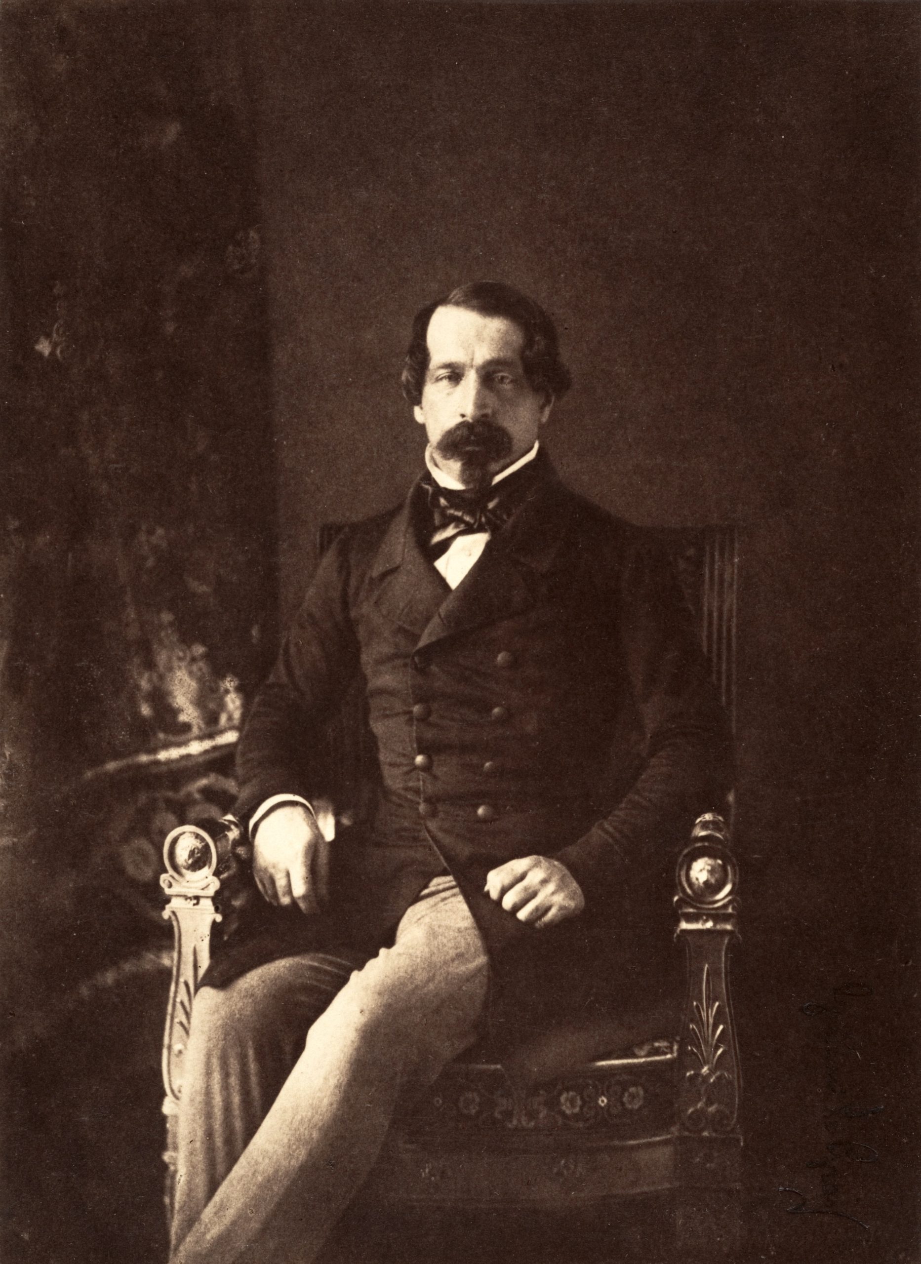 Louis Napoleon III photograph 1852 by Gustave Le Gray, Metropolitan Museum of Art, NYC